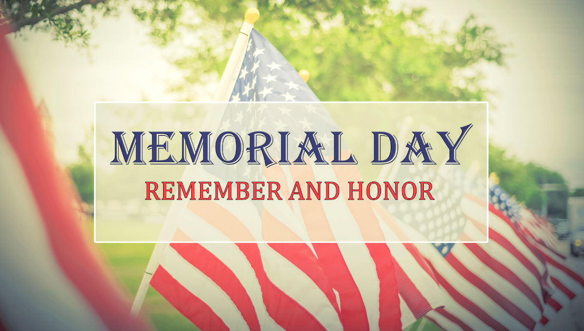 illustration flag Memorial Day