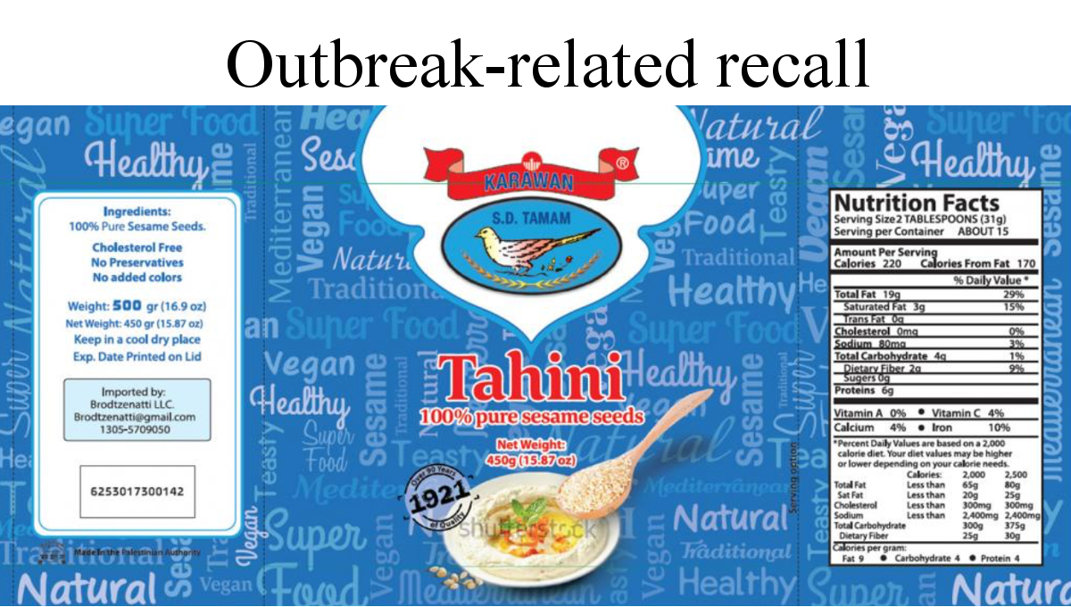 recalled Karawan tahini