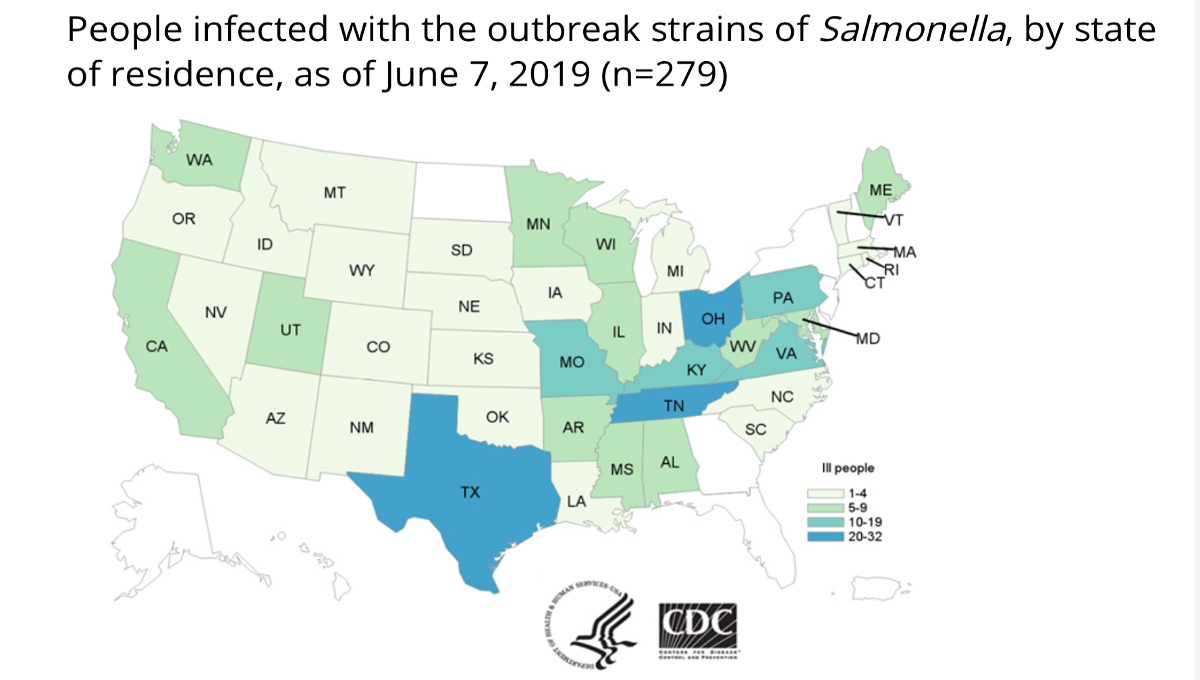 map CDC backyard poultry as of 06-07-19