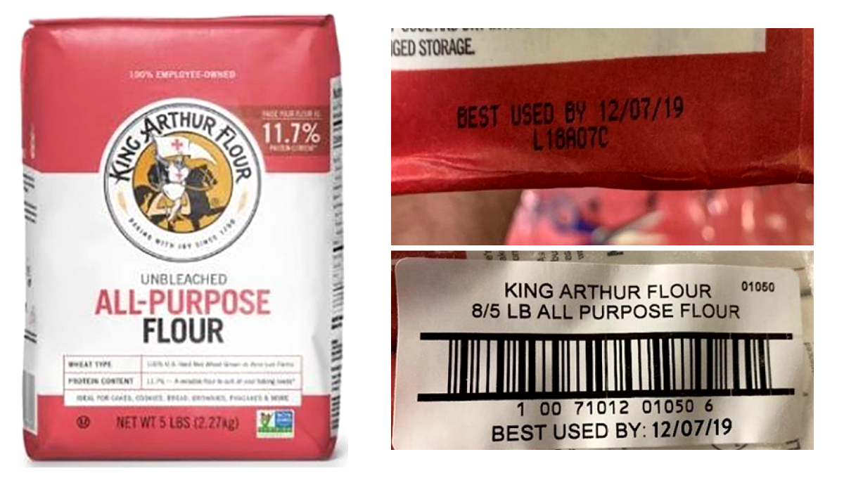 Red/Yellow 50¢ Off In-Store Redemption Coupon Adhesive Food Labels - 2L x  1H