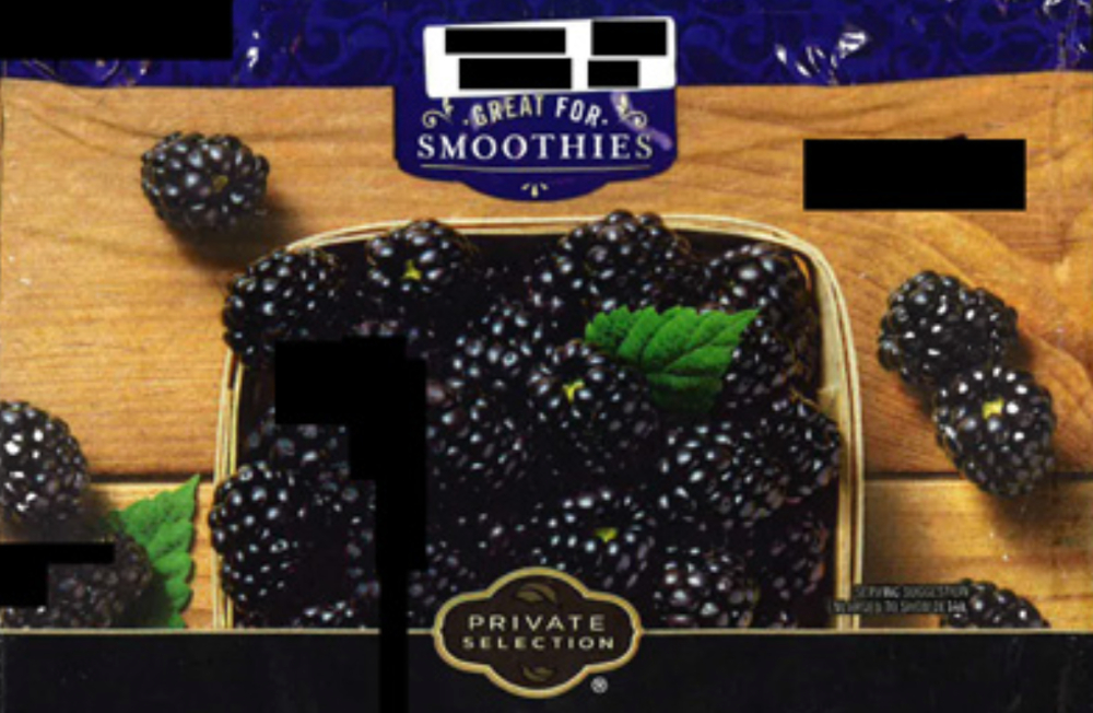 recalled frozen blackberries Kroger Private Selection