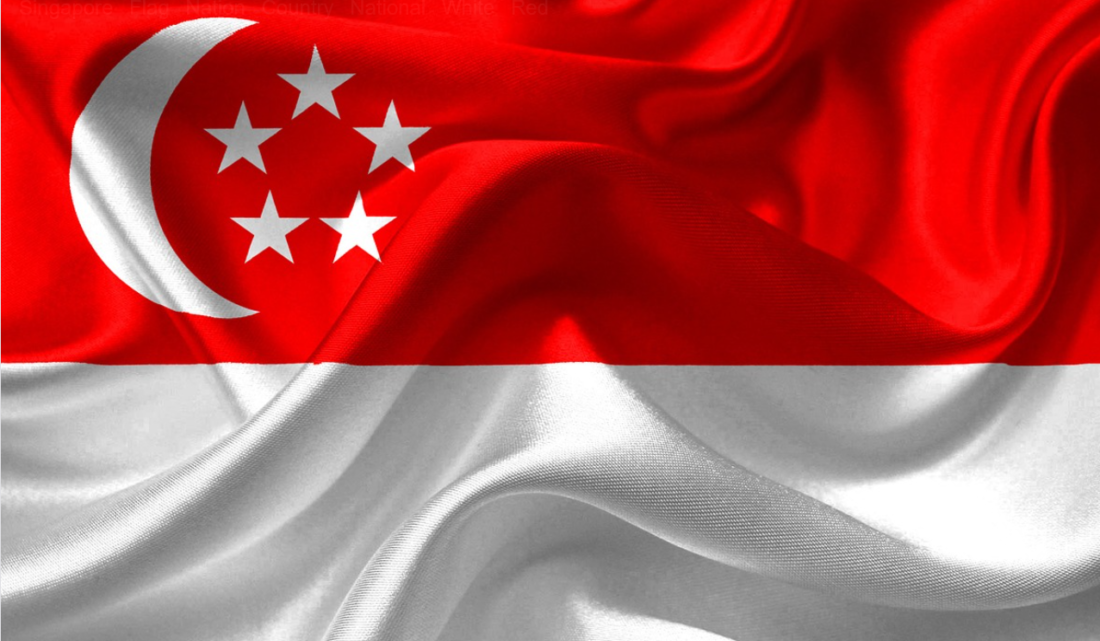 singapore flag country asia