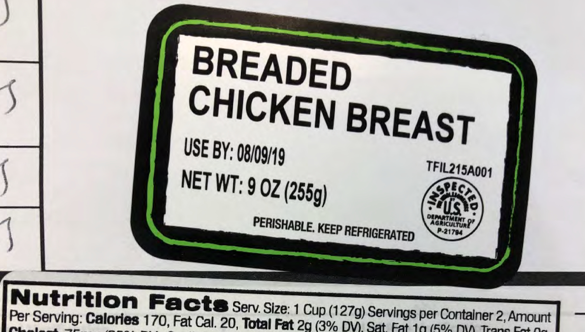 recalled Taylor Farms chicken