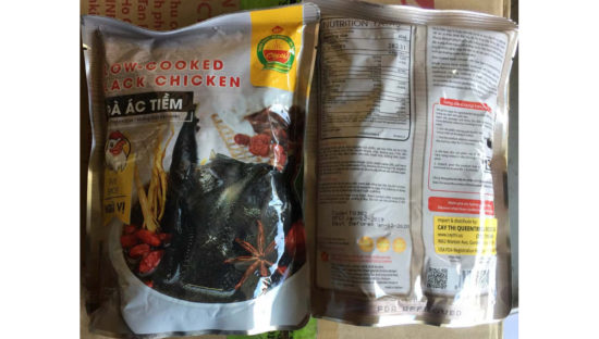 recalled black chicken