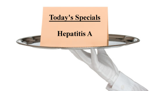 Research shows that vaccination of food handlers can control spread of hepatitis A
