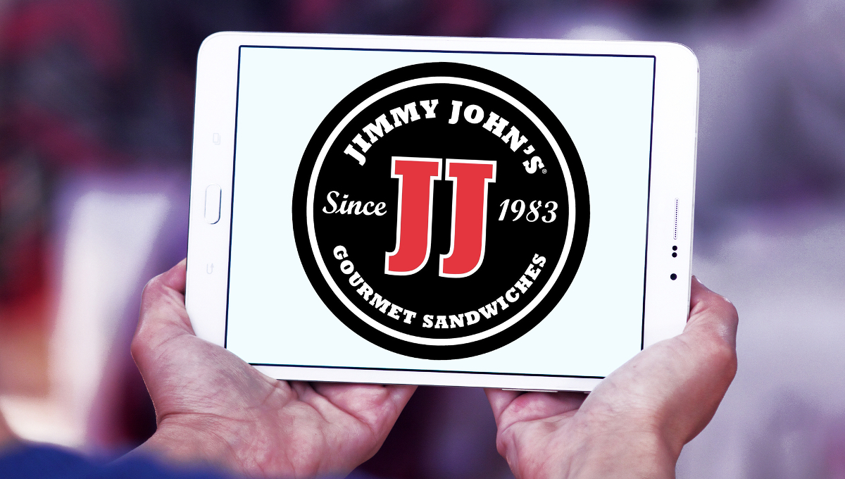 Jimmy Johns logo on phone