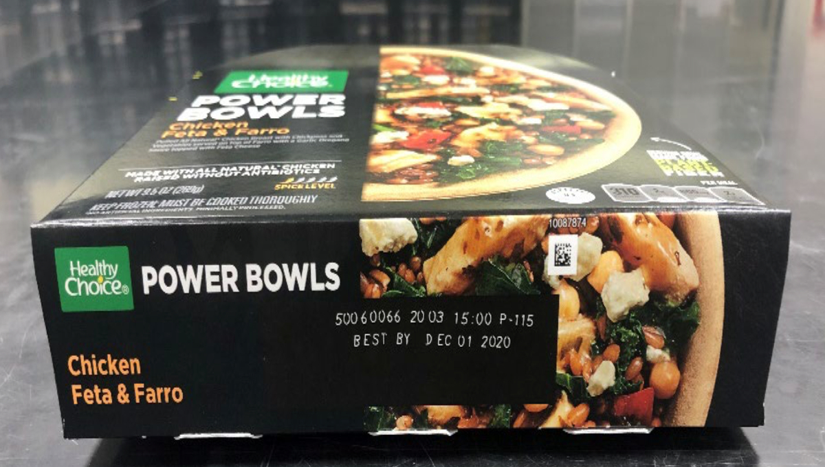 recalled Healthy Choice bowls Conagra