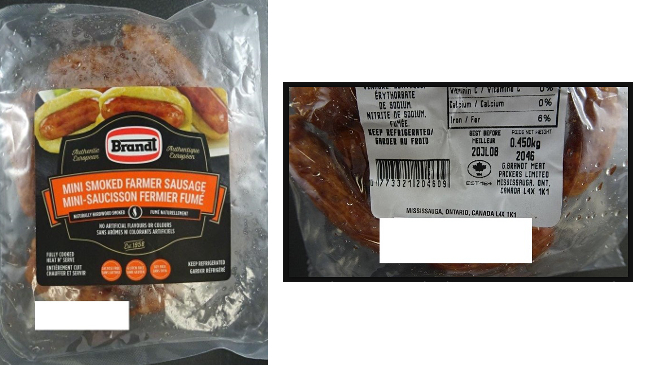 recalled Brandt sausage