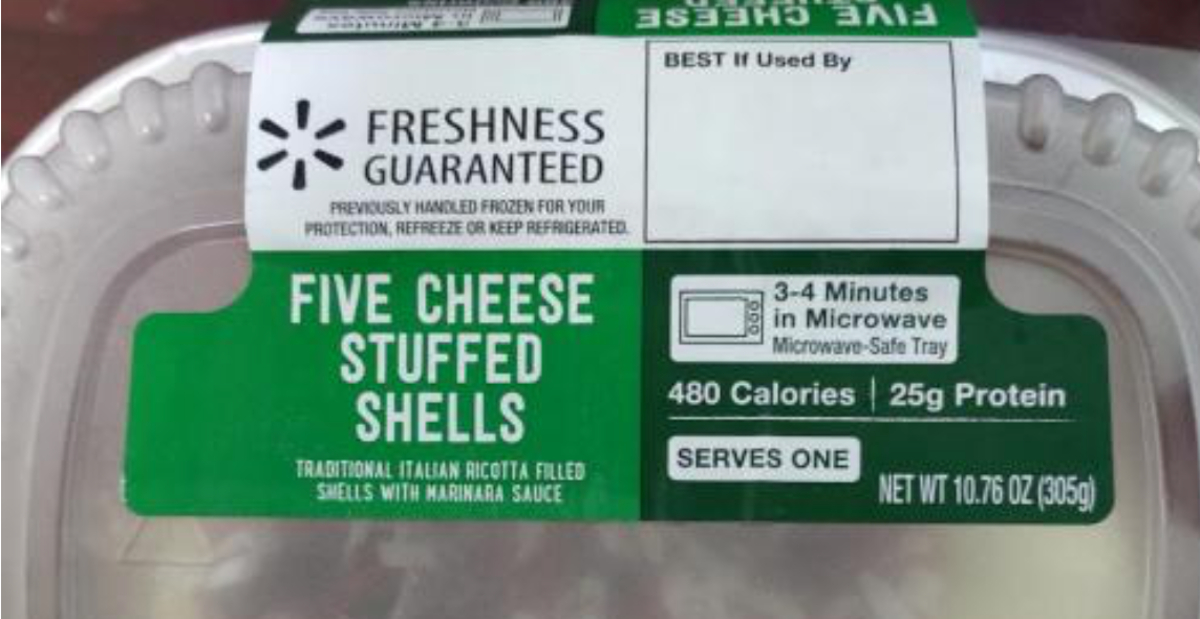 recalled cheese stuffed pasta