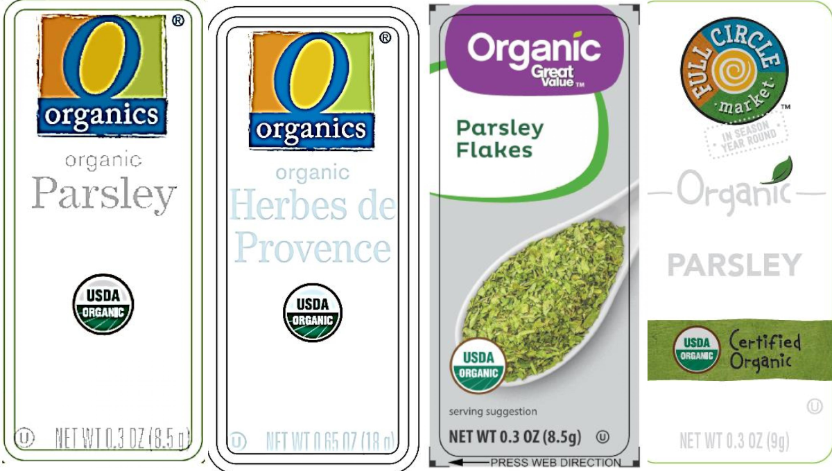 Parsley recall