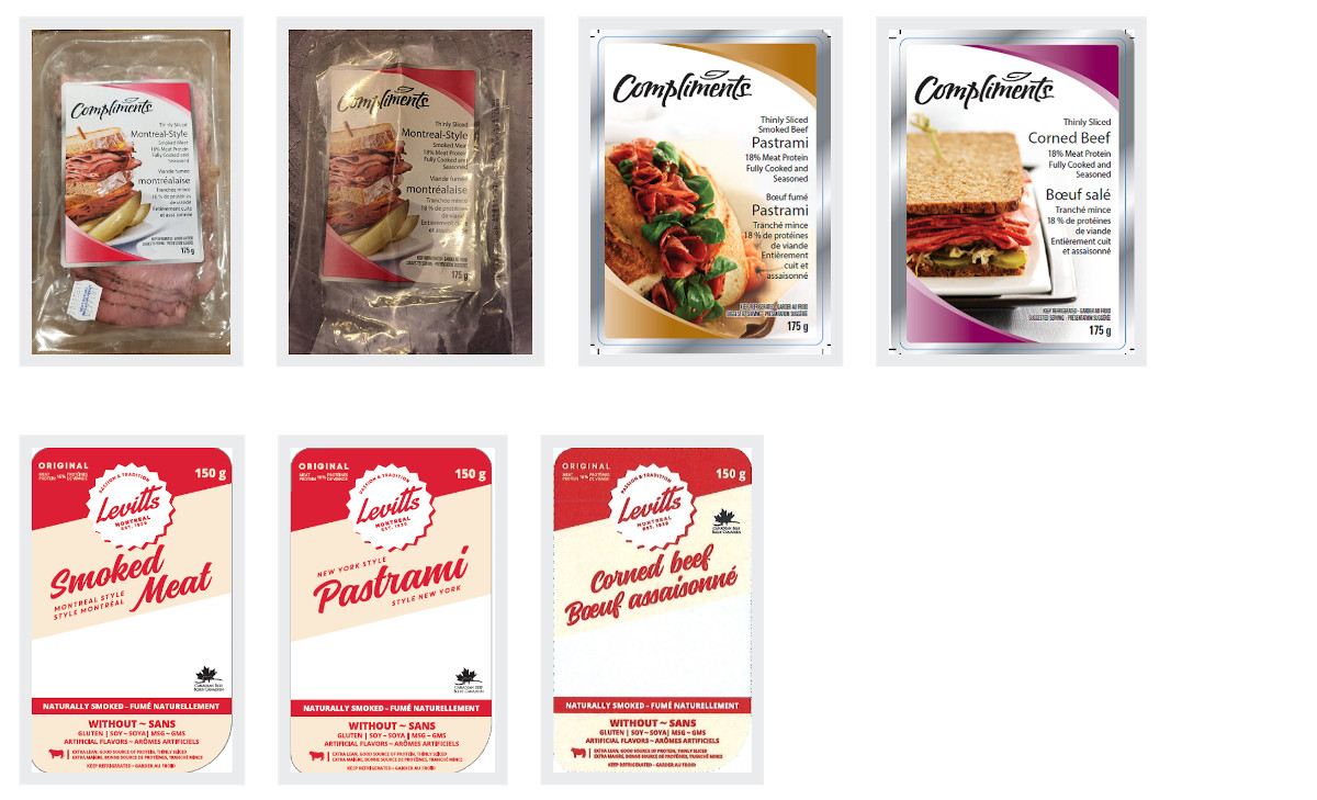 recalled CFIA deli meats