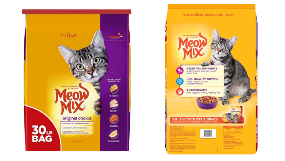 Meow Mix Original Choice Dry Cat Food recalled for potential Salmonella