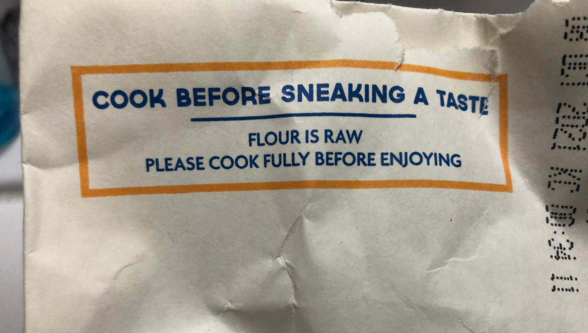 flour bag warning