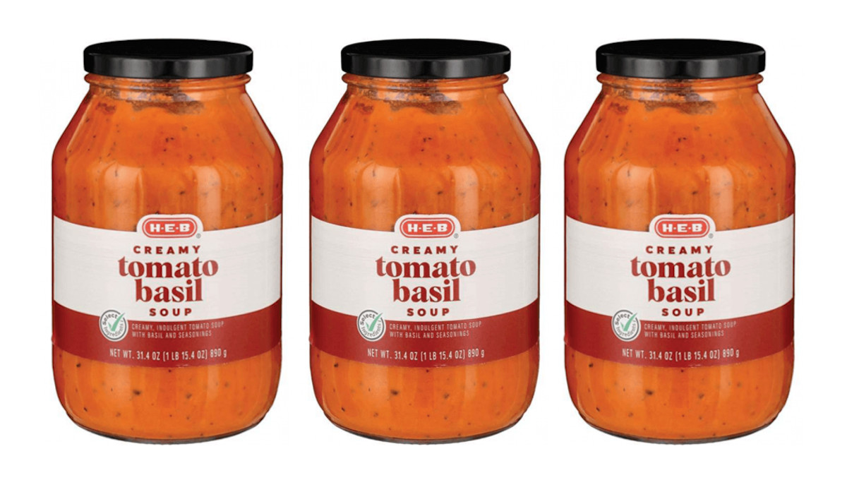 recalled HEB tomato basil soup