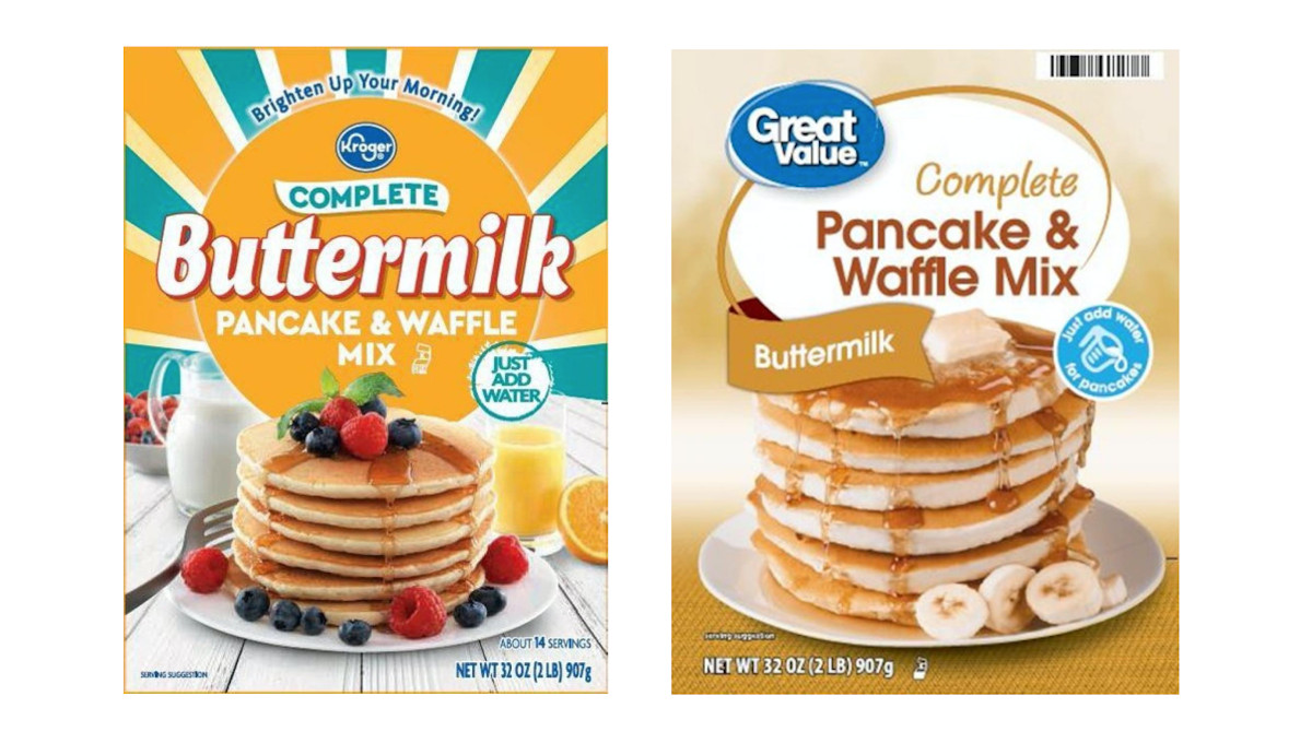 recalled Kroger Walmart pancake mixes