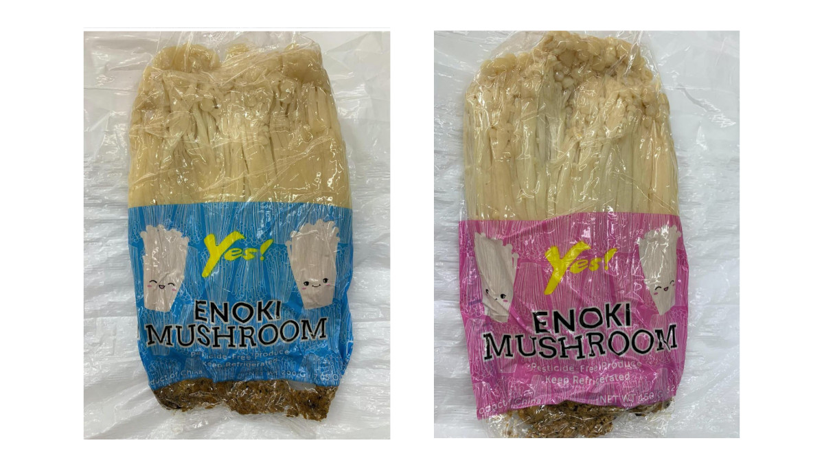 recalled Yes brand enoki mushrooms