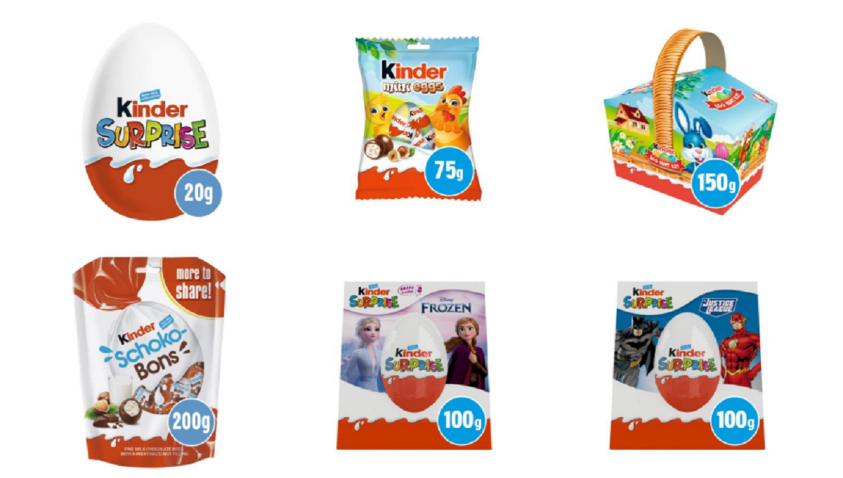 ferrero kinder chocolate salmonella recall fsa