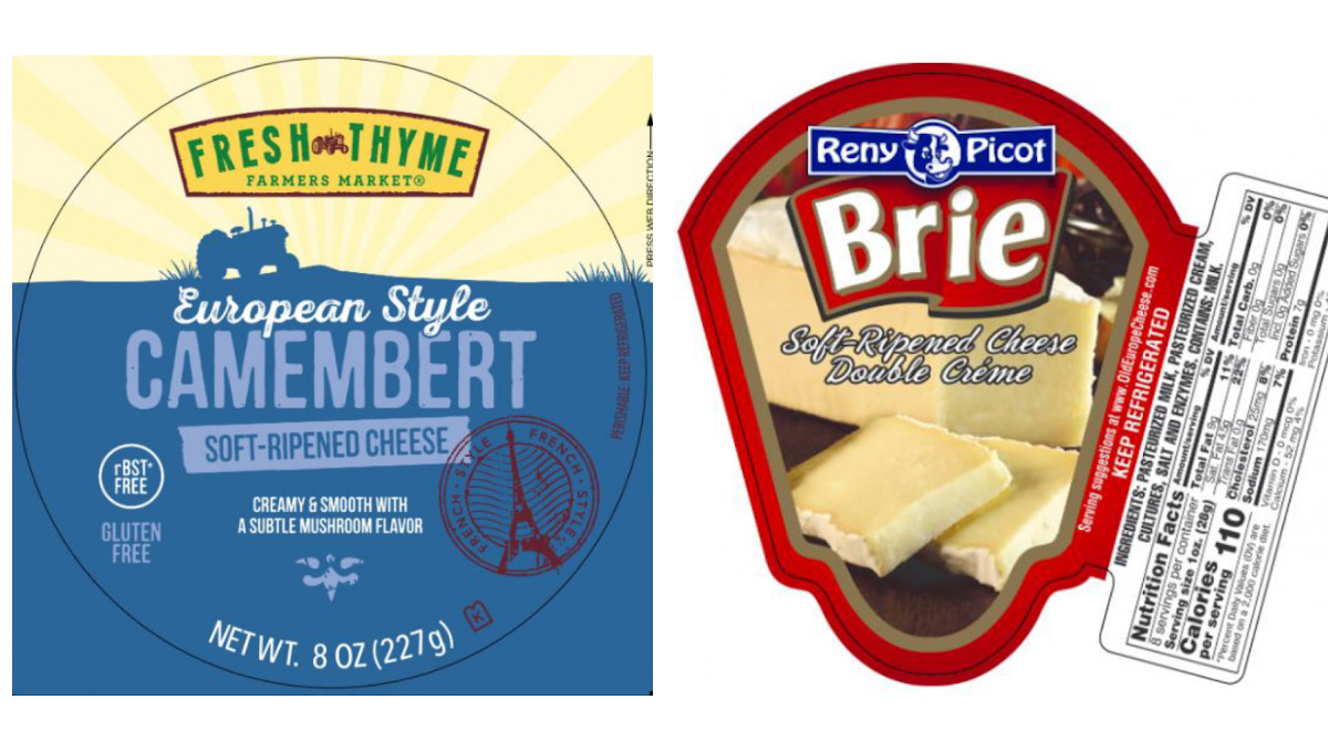 recalled brie and camembert cheeses