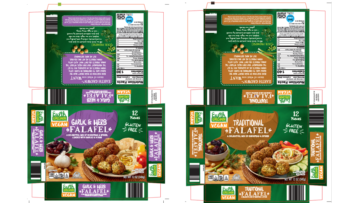 recalled frozen Aldi falafel