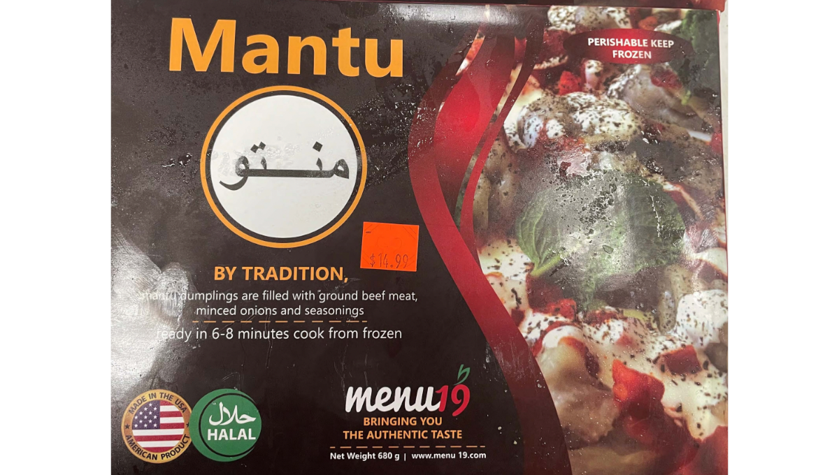 Mantu beef dumplings