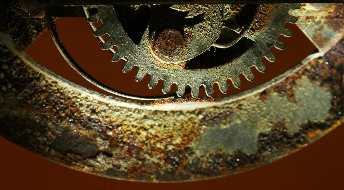 rusty gears