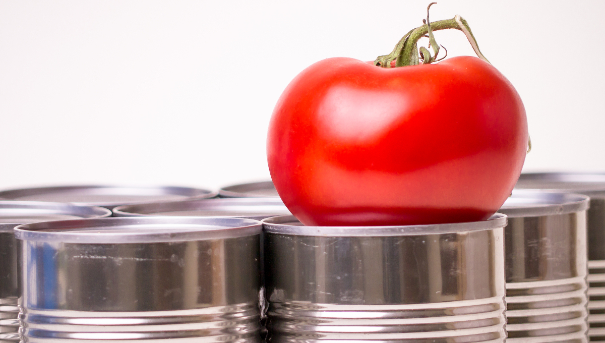 fresh tomato vs canned food