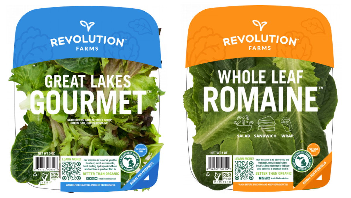 recalled Revolution Farms bagged salads