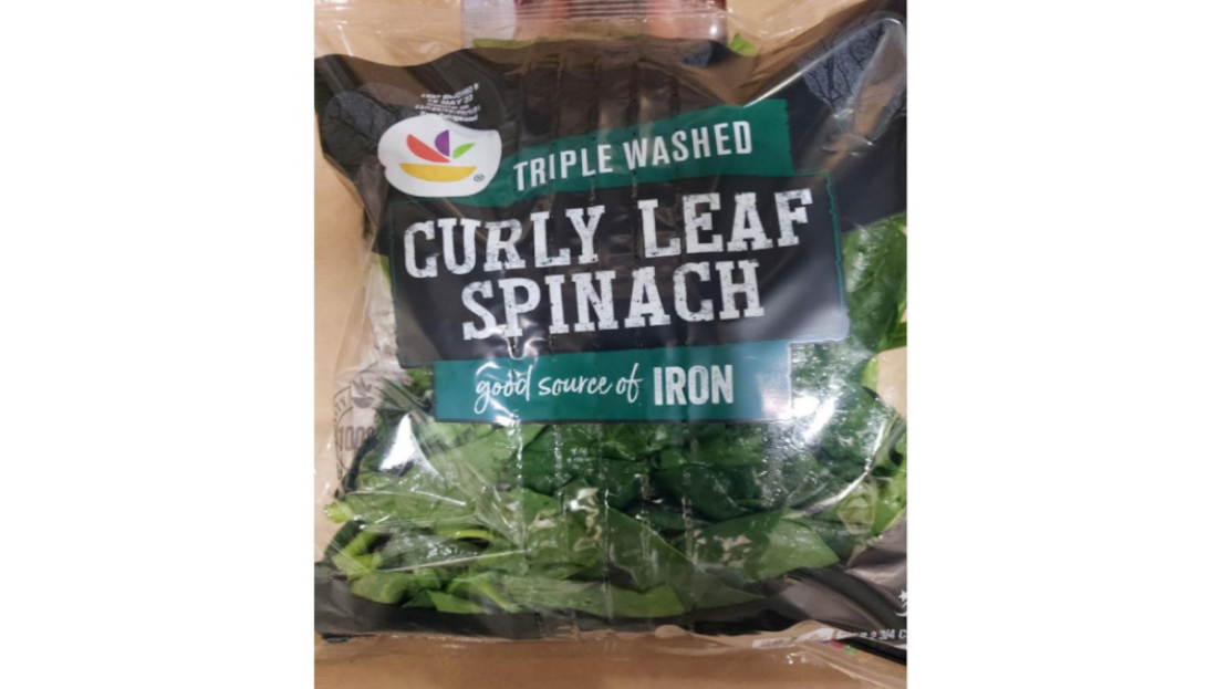 Kale, spinach and collard green products recalled after testing finds