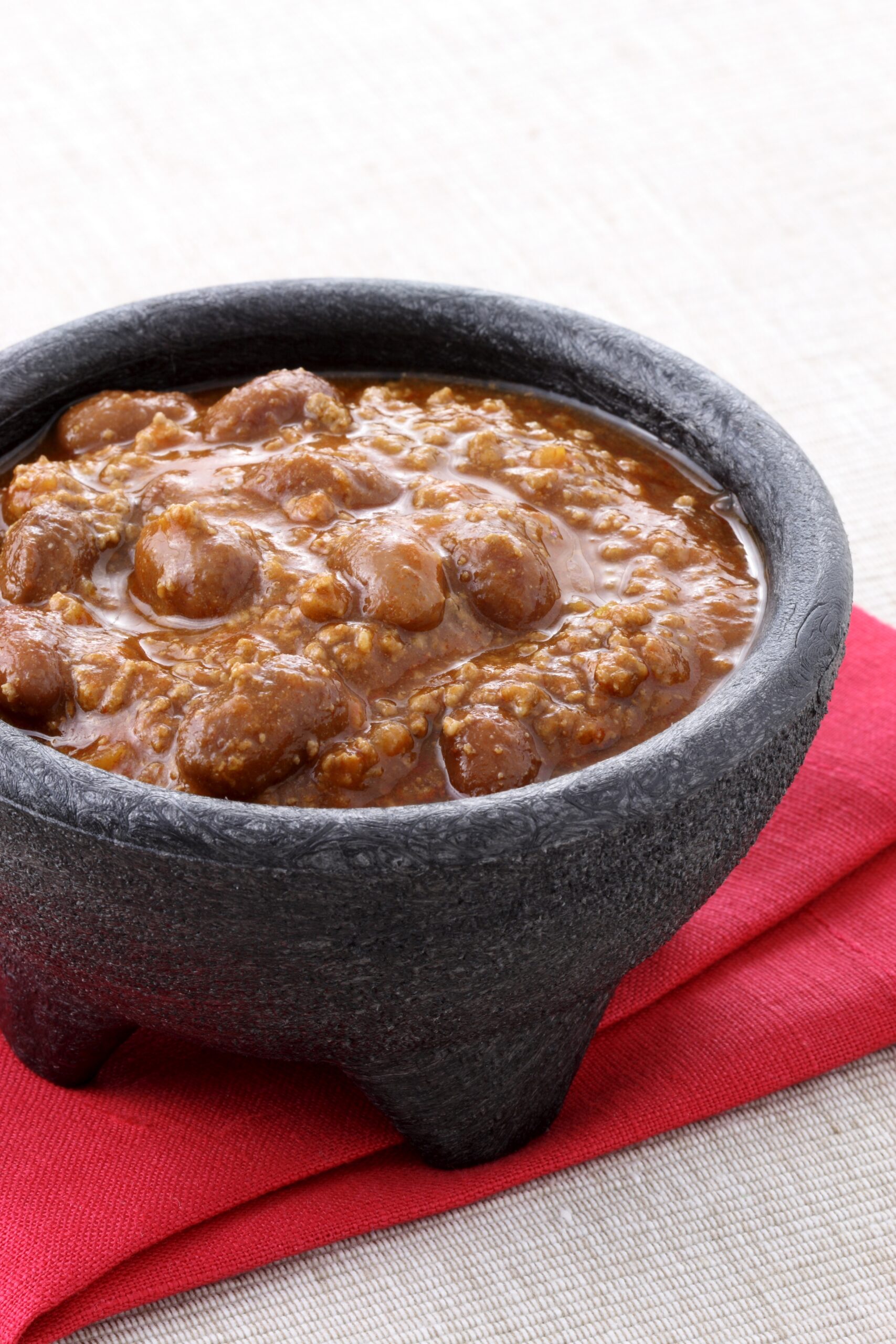 gourmet chili beans with extra lean beef