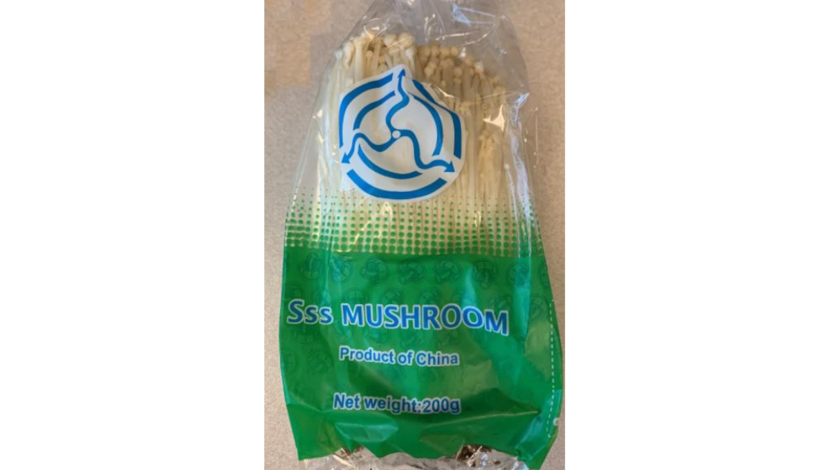 Enoki mushrooms recall triggered by CFIA test results Enoki SSS