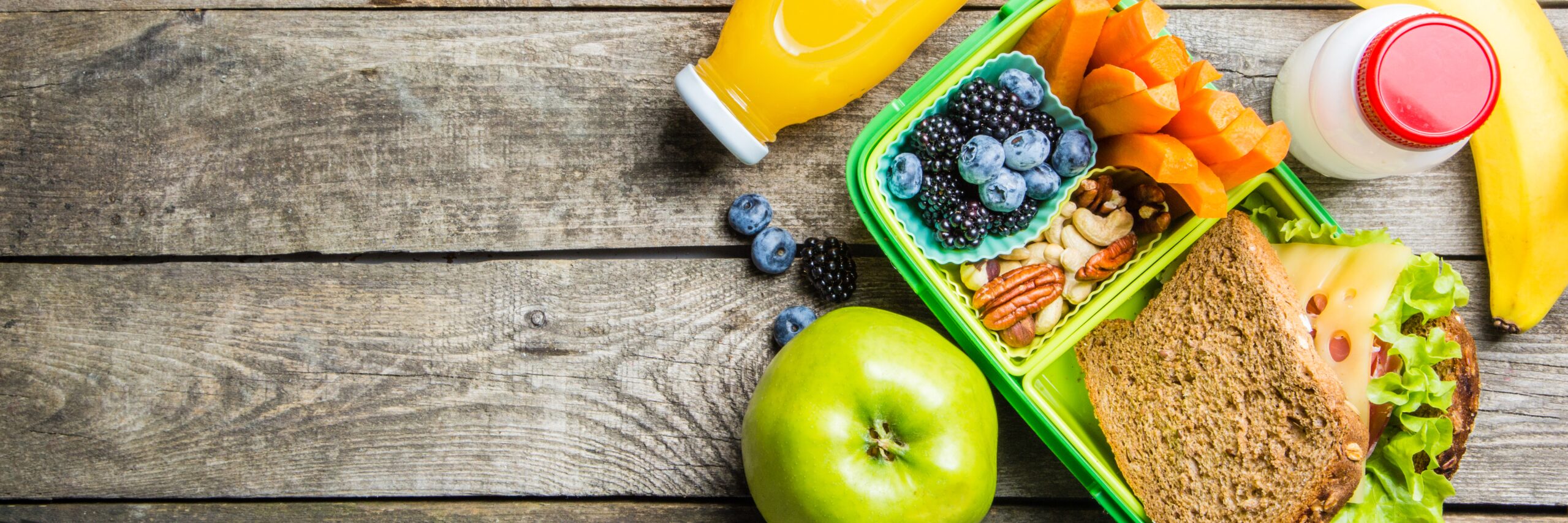 School vs. Packed Lunch for Children