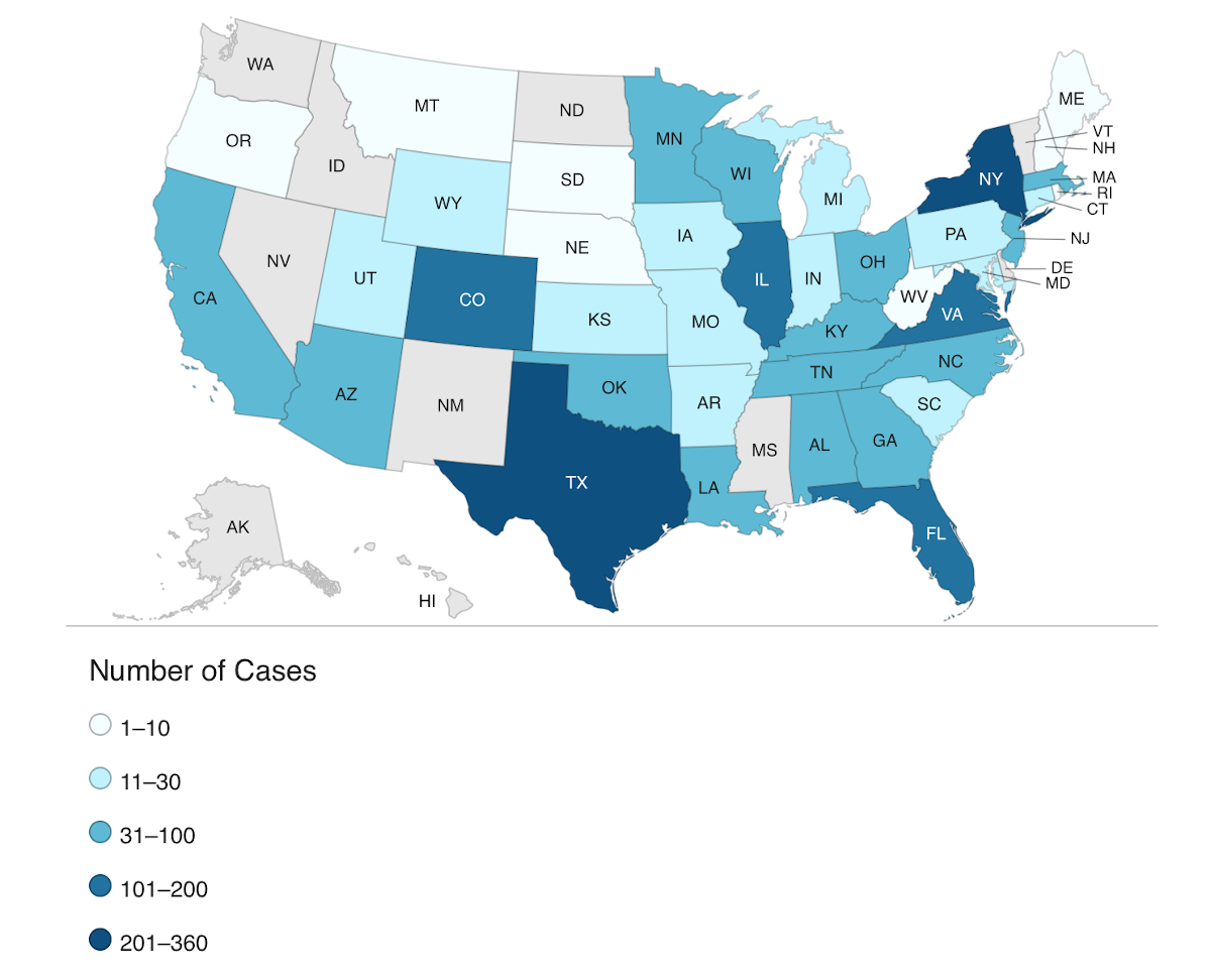 cyclospora outbreak 2023