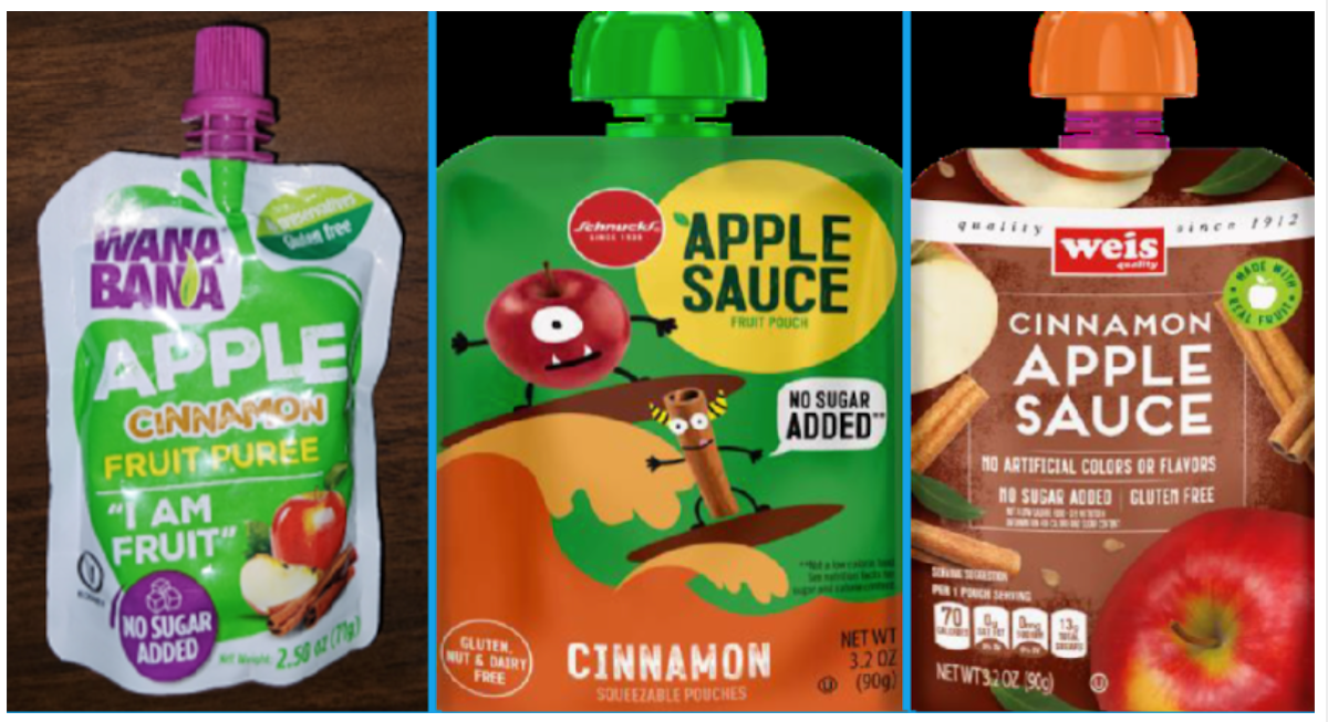 recalled 3 brands childrens applesauce