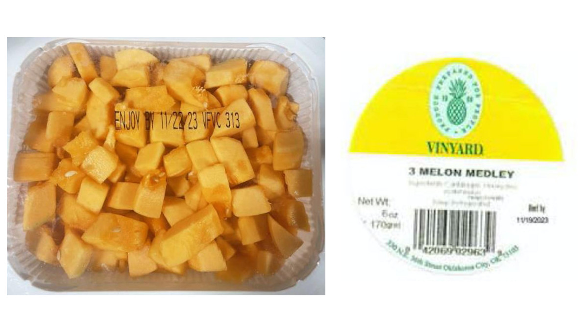recalled Vineyard cantaloupe