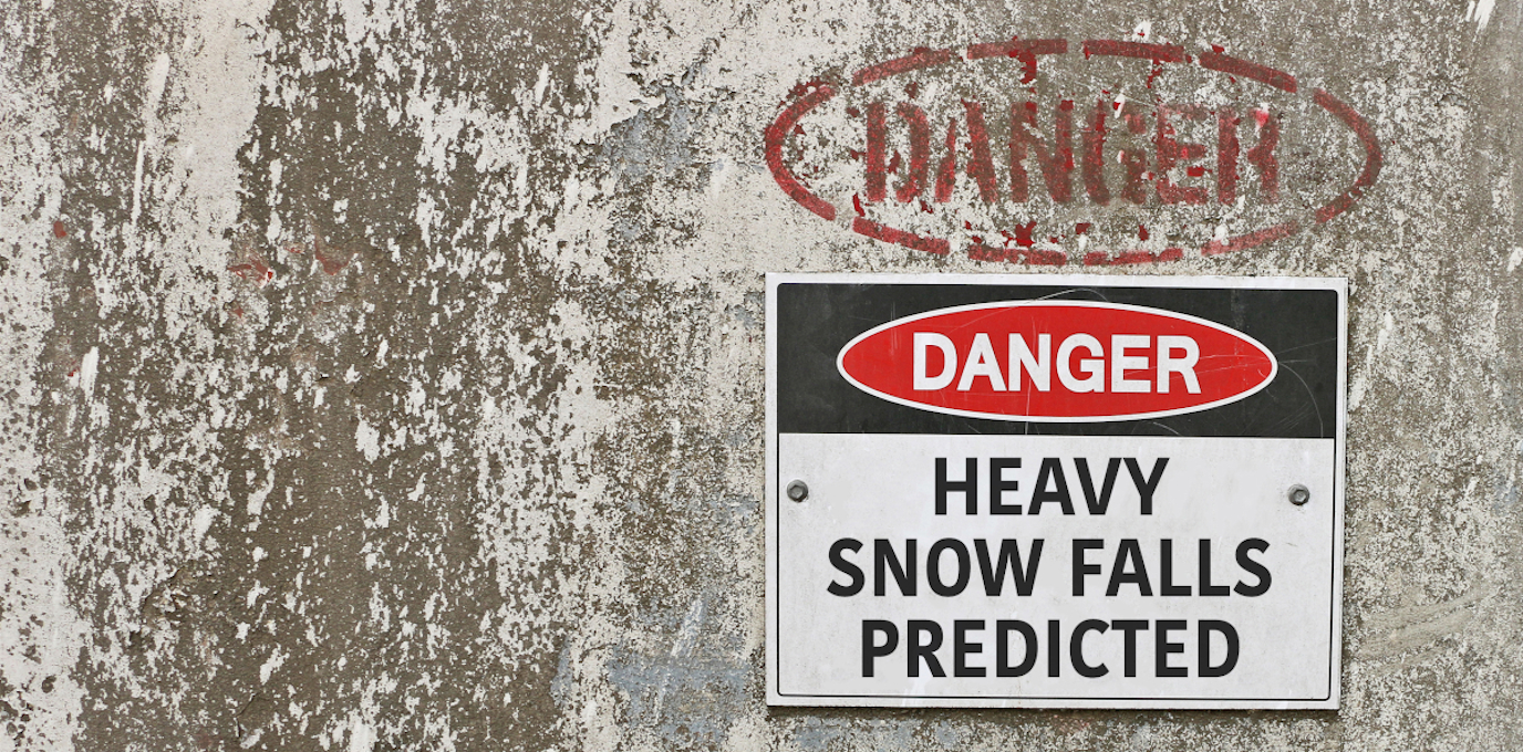 danger heavy snow predicted