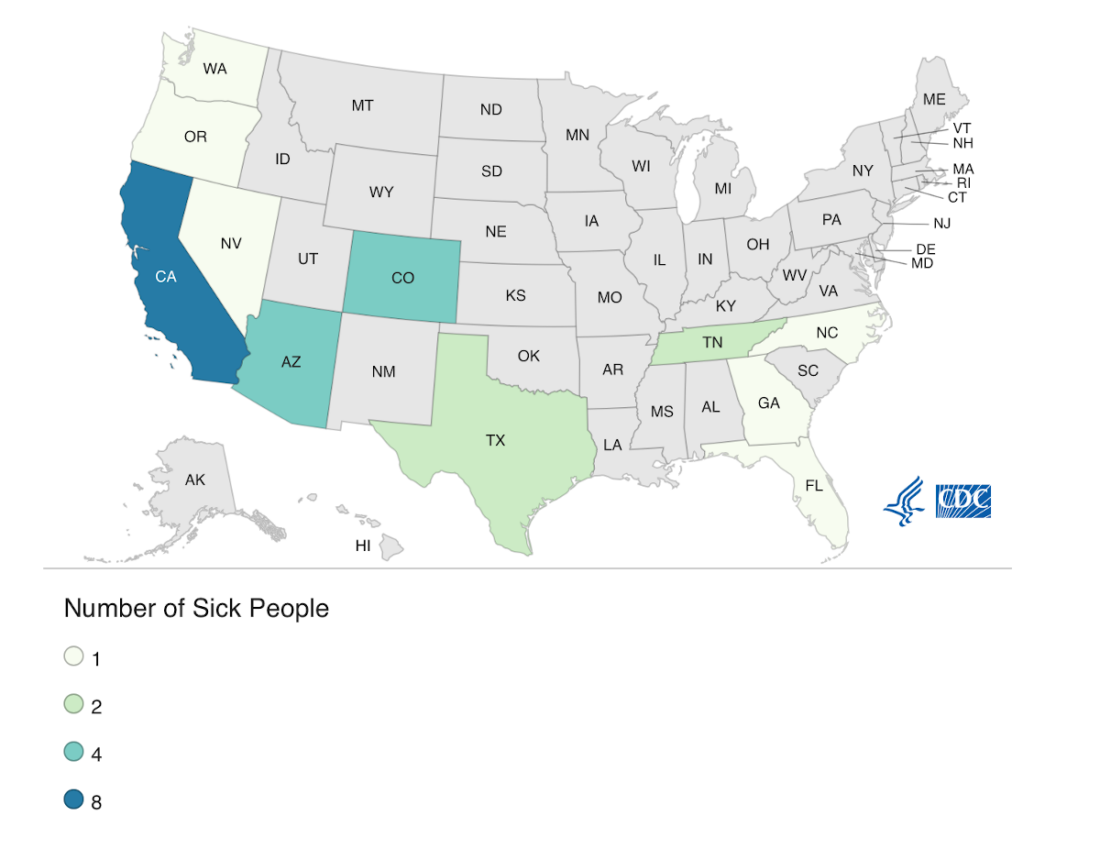 Additional products recalled concerning a decadelong outbreak of