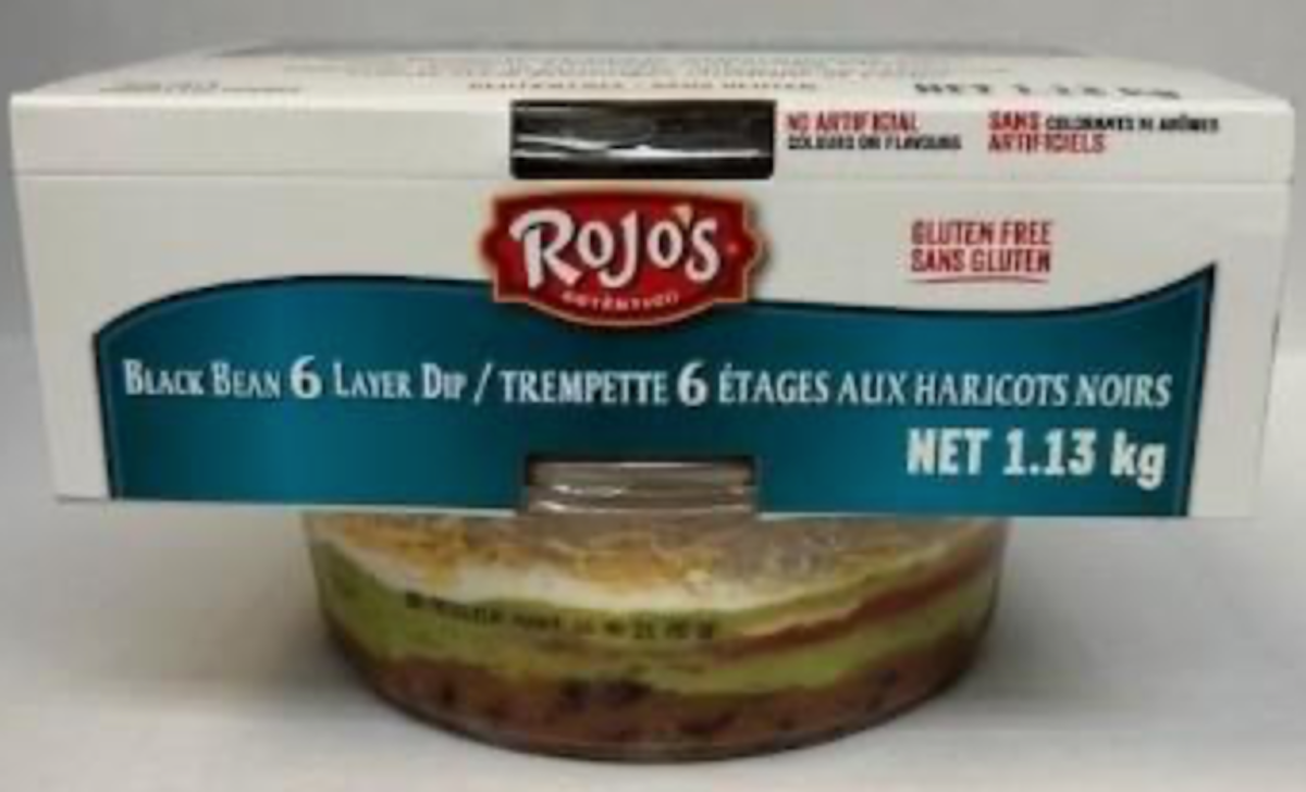 recalled CFIA Rojos bean dip