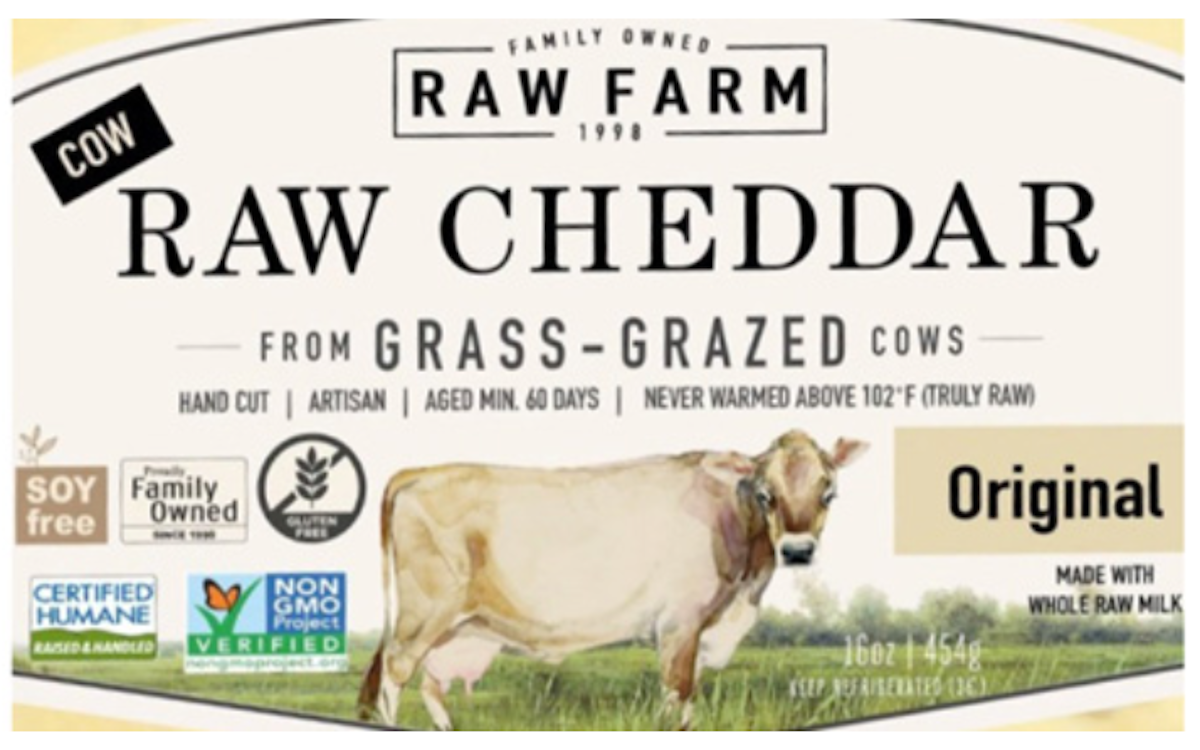 recalled Raw Farms cheese outbreak