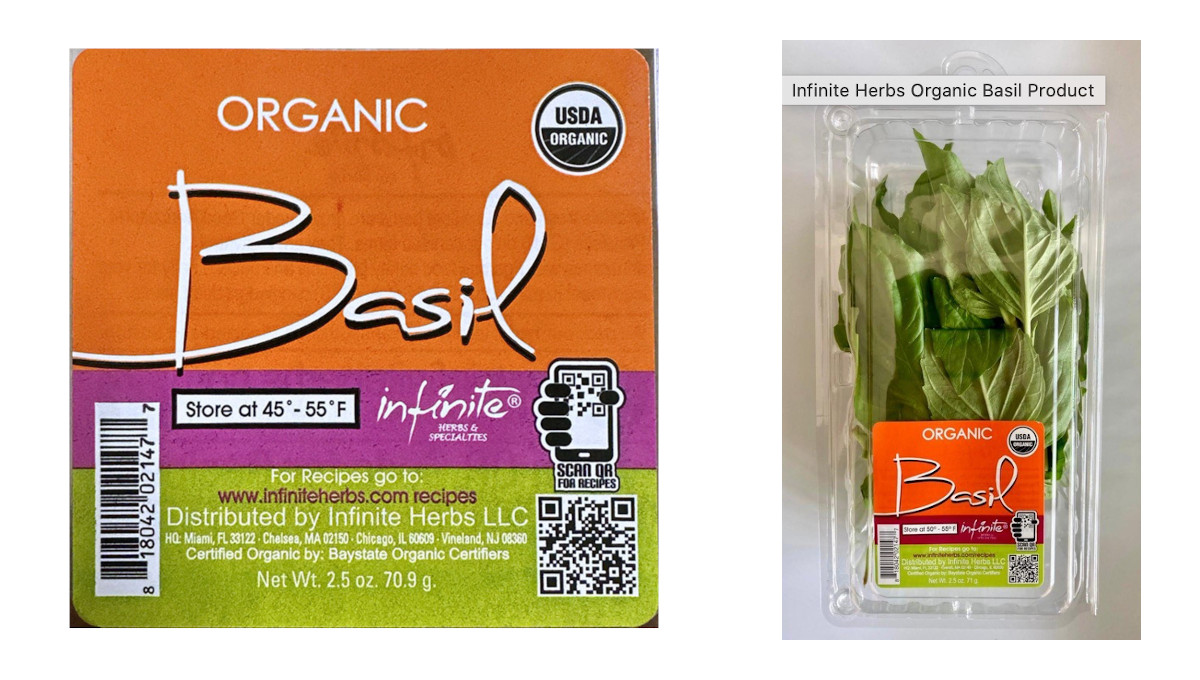 Infinite Herbs Trader Joes organic basil