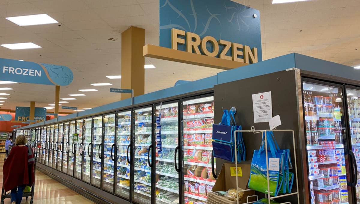 Frozen aisle