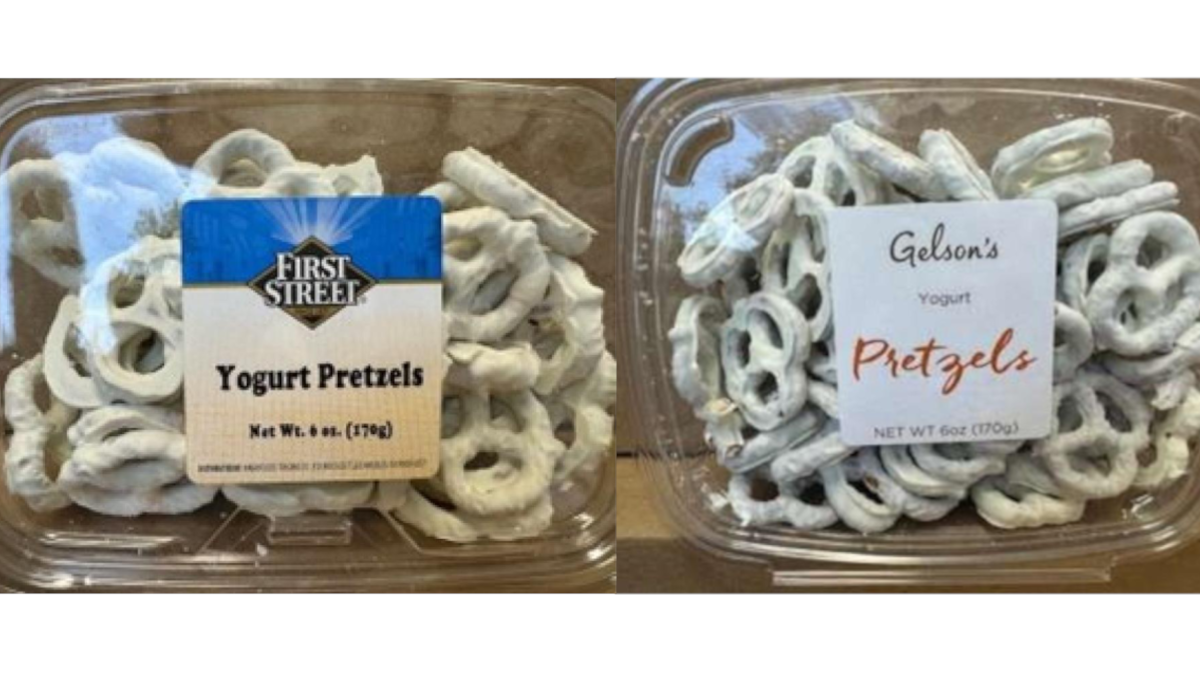 Yogurt covered pretzels
