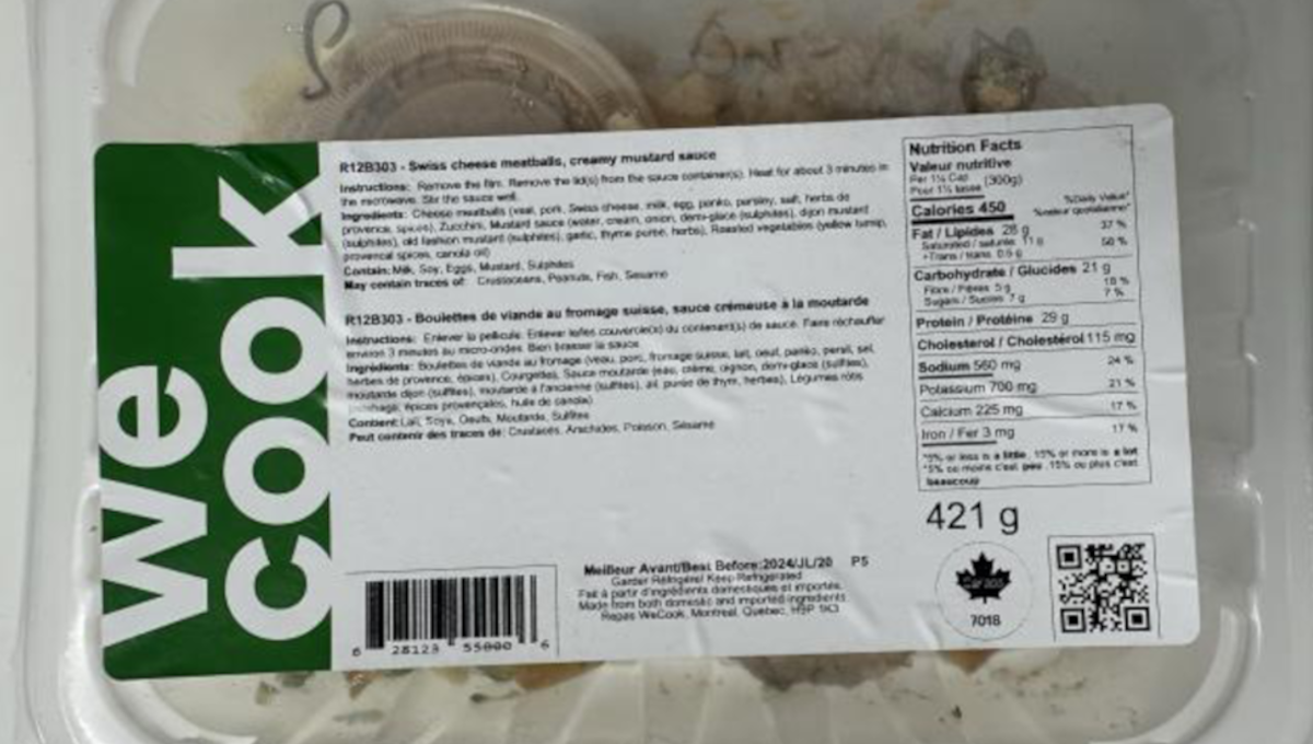WeCook recall