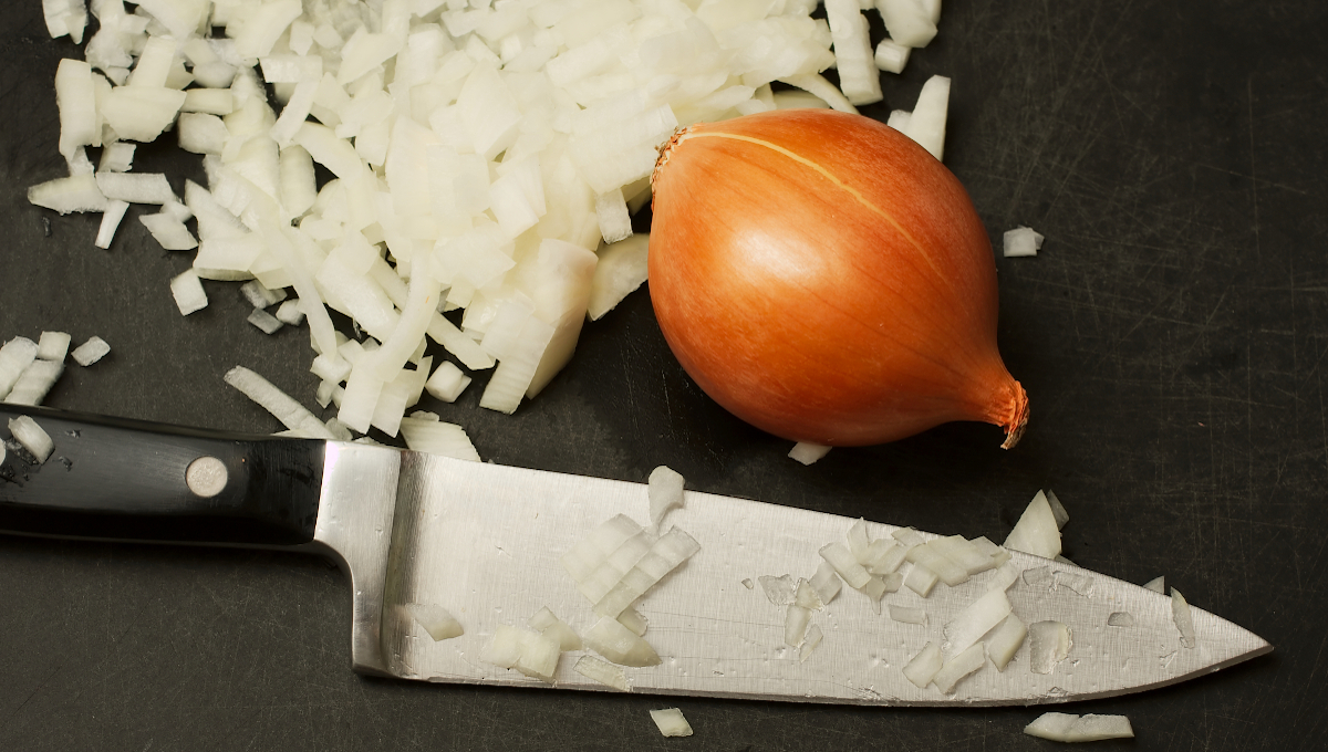 chopped yellow onion