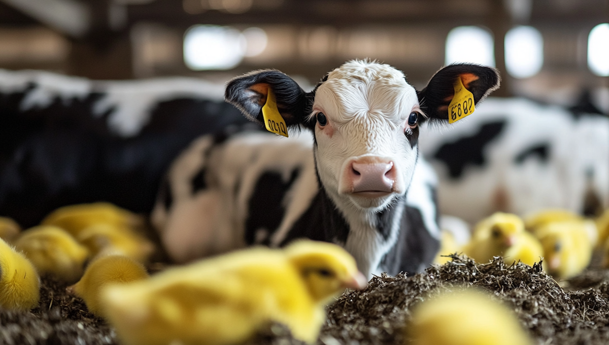 dairy cow chicks bird flu