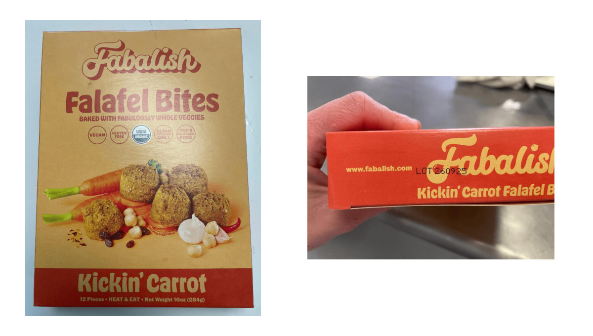 recalled Fablish carrot falafel bites Grimmway