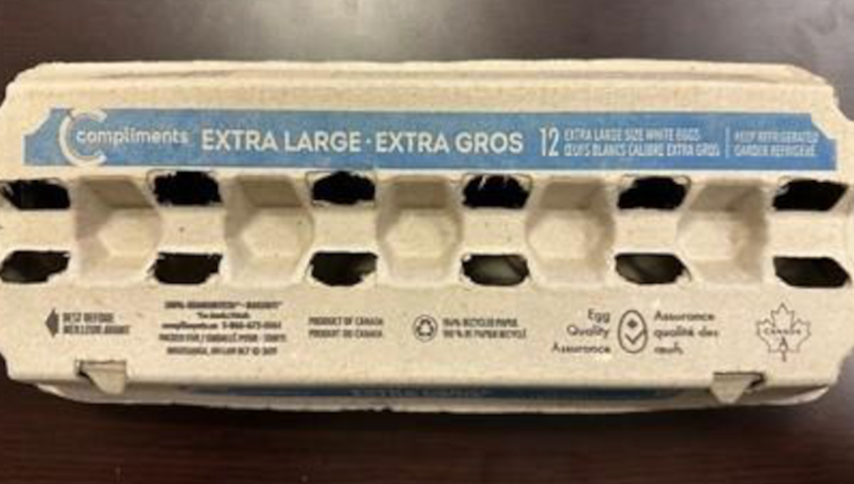 Eggs recalled in Canada