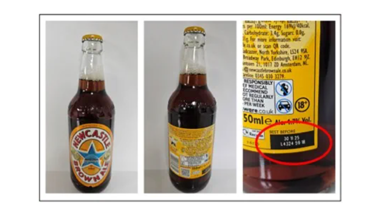 Heineken UK glass recall Jan 25