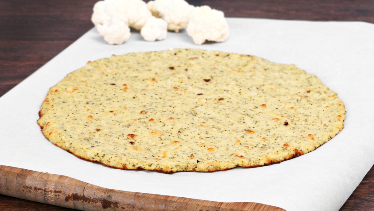 Cauliflower pizza shell