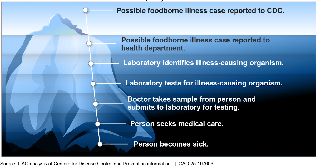 GAO graphic foodborne illness statistics