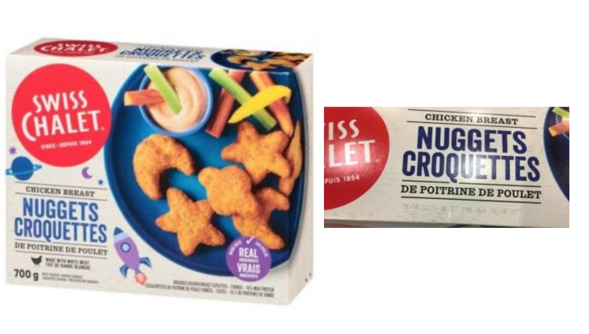 recalled Swiss Chalet chicken nuggets